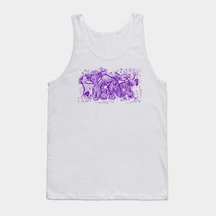 Tara - an Aussie Tangled Name in Purple Tank Top